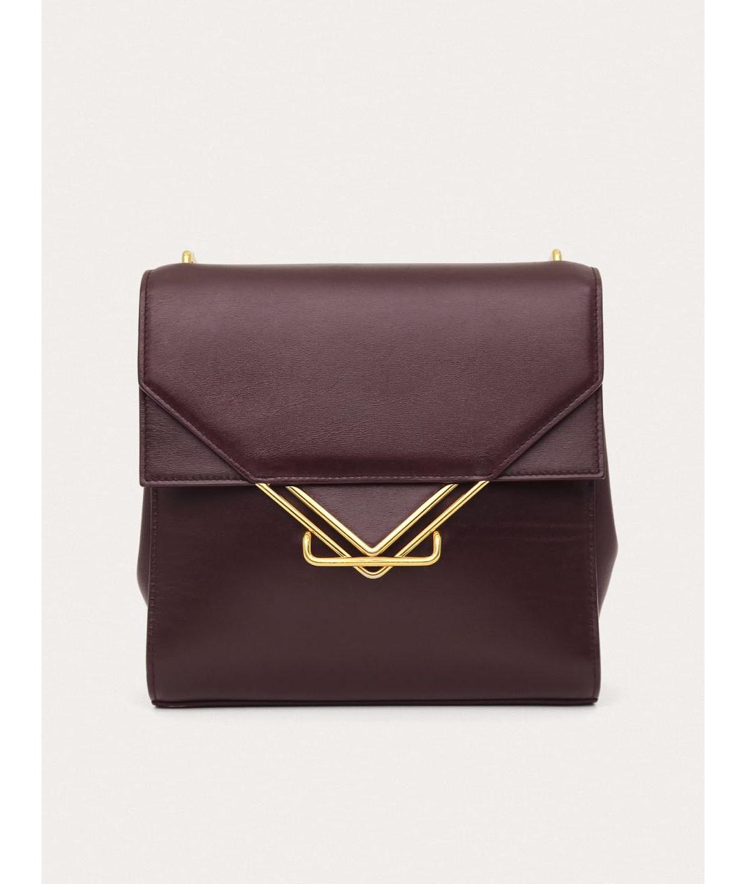 BOTTEGA VENETA Фиолетовая кожаная сумка через плечо, фото 9