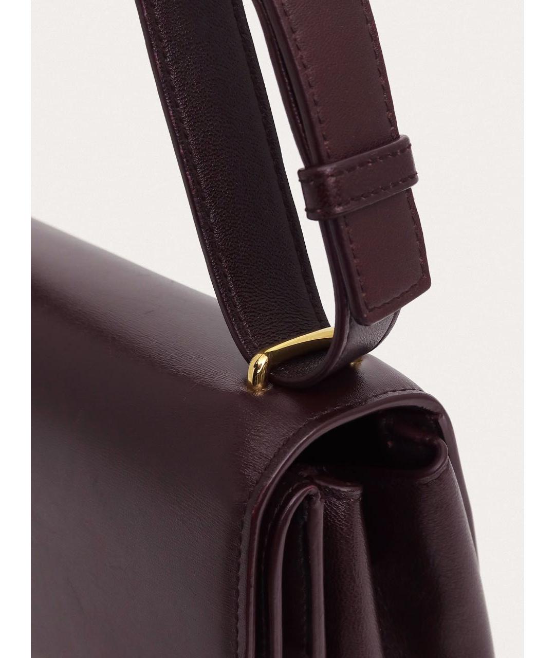 BOTTEGA VENETA Фиолетовая кожаная сумка через плечо, фото 6