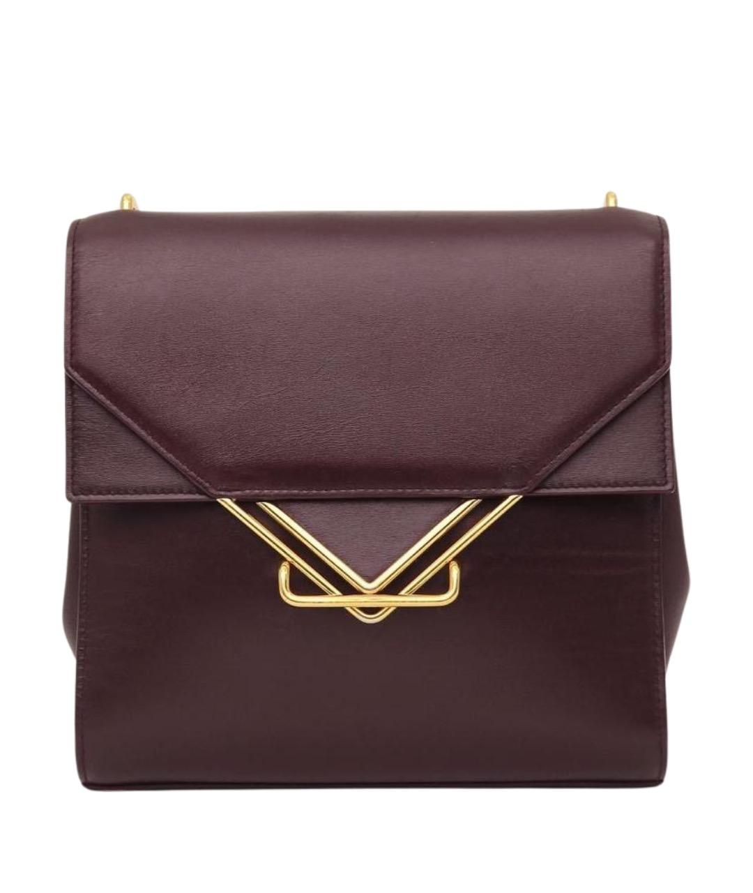 BOTTEGA VENETA Фиолетовая кожаная сумка через плечо, фото 1