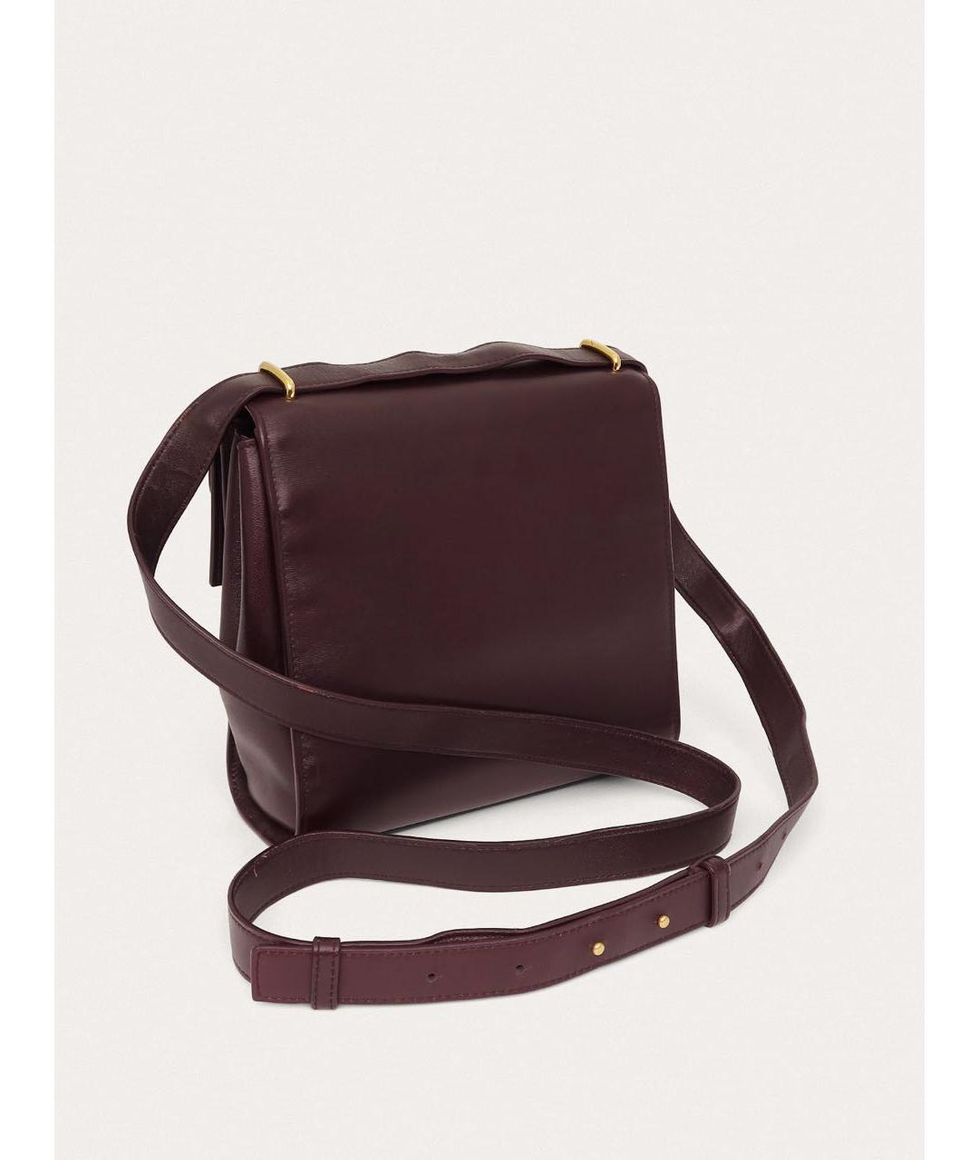 BOTTEGA VENETA Фиолетовая кожаная сумка через плечо, фото 3