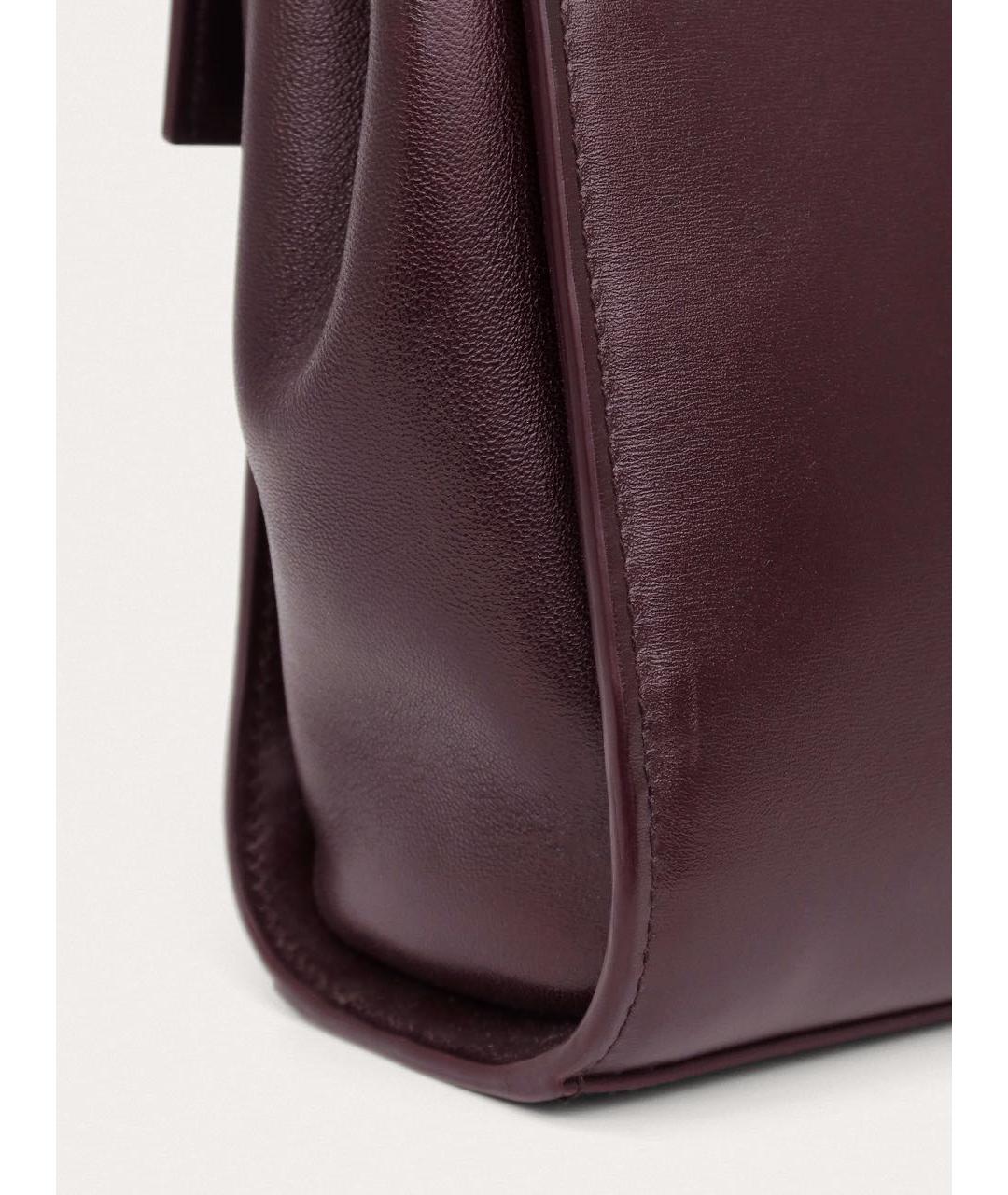 BOTTEGA VENETA Фиолетовая кожаная сумка через плечо, фото 7