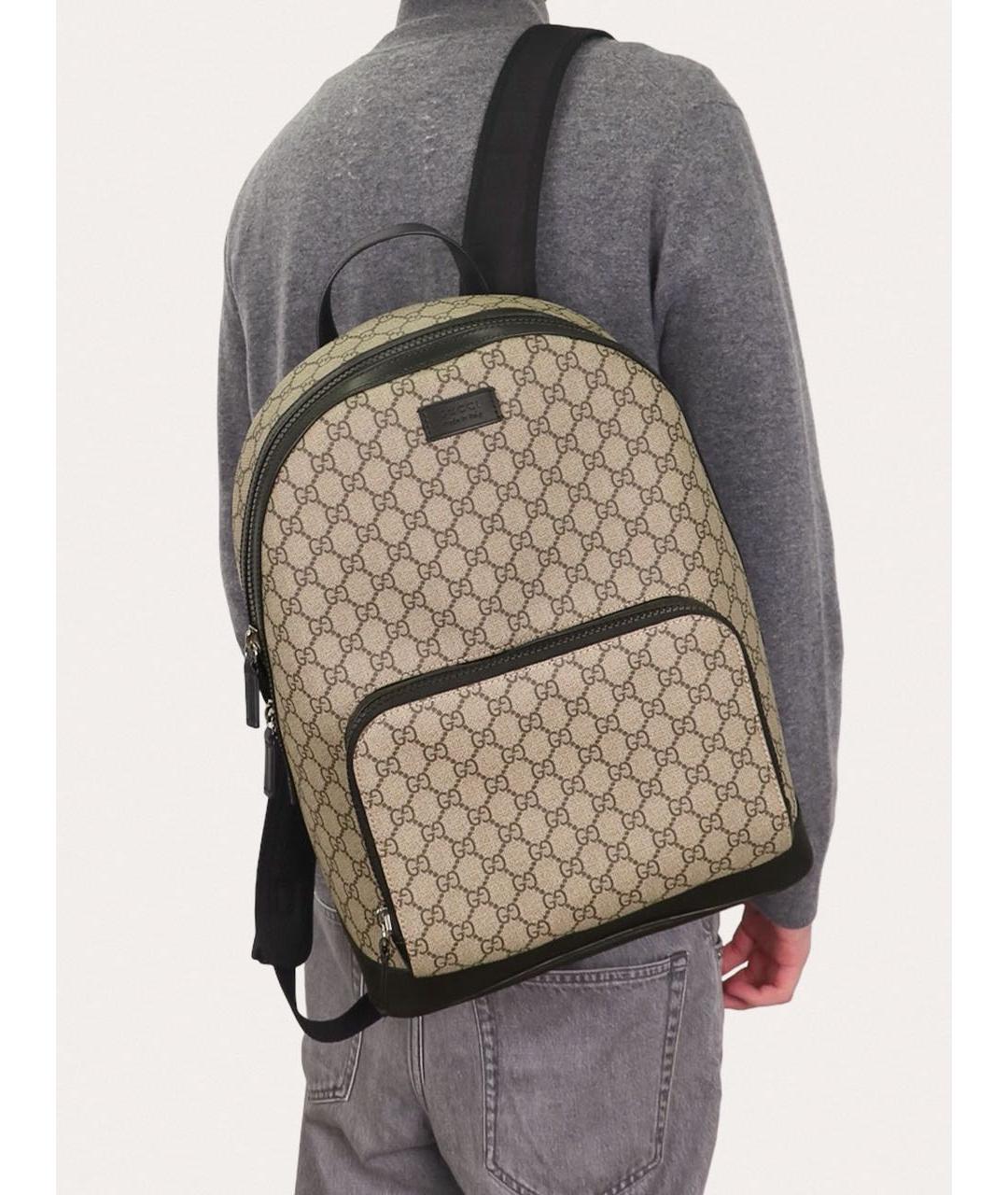 GUCCI Бежевый рюкзак, фото 8