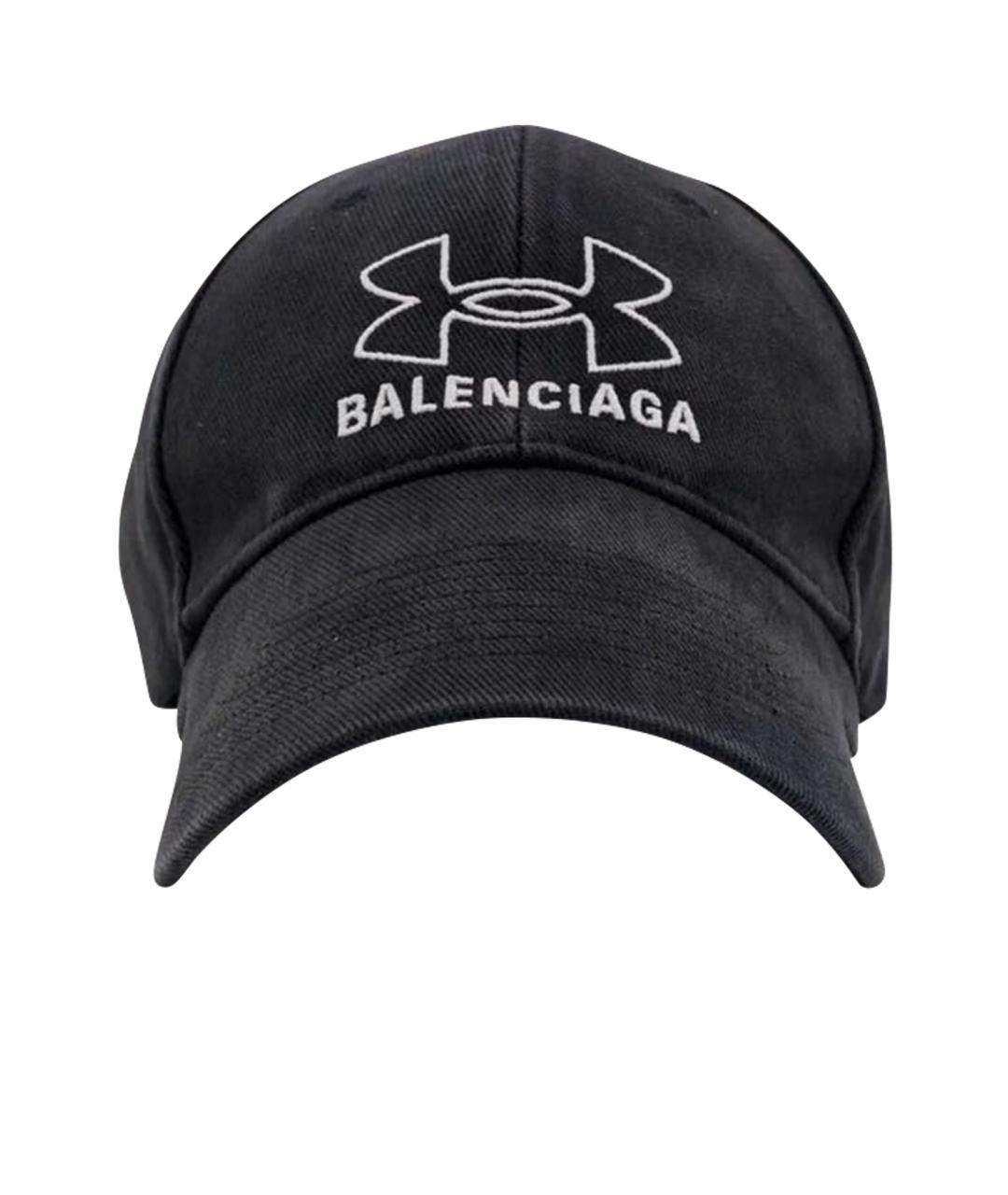 BALENCIAGA Черная хлопковая кепка/бейсболка, фото 1