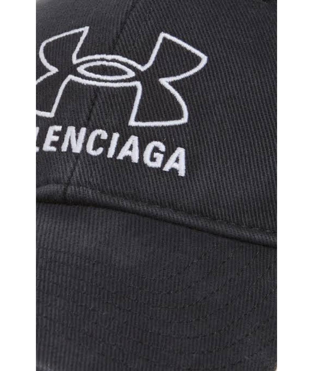 BALENCIAGA Черная хлопковая кепка/бейсболка, фото 4