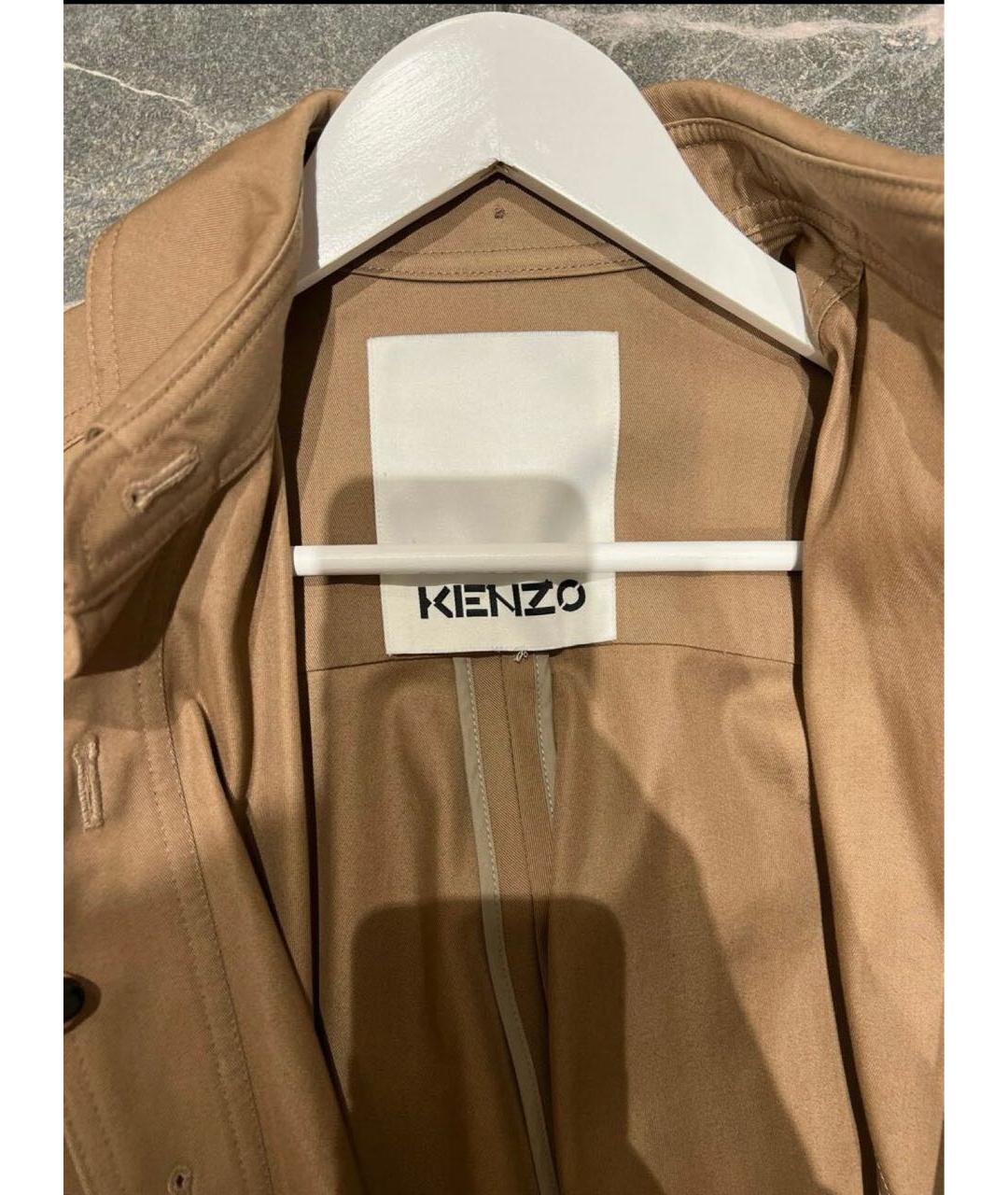 KENZO Хаки тренч/плащ, фото 2
