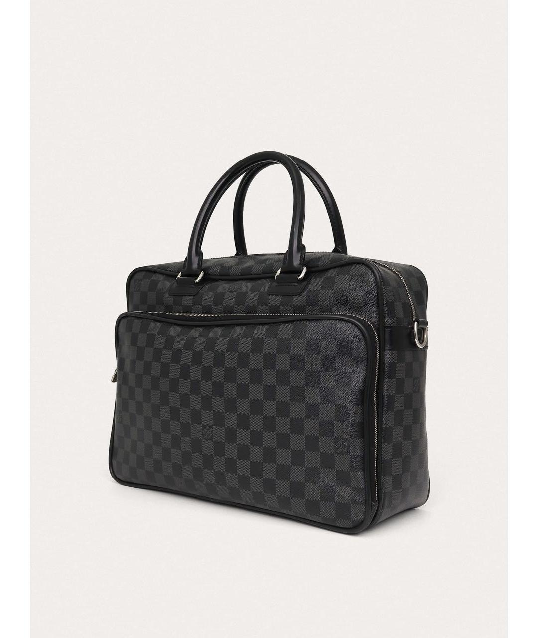 LOUIS VUITTON Черный портфель, фото 2