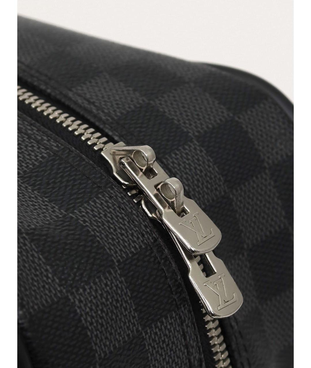 LOUIS VUITTON Черный портфель, фото 6