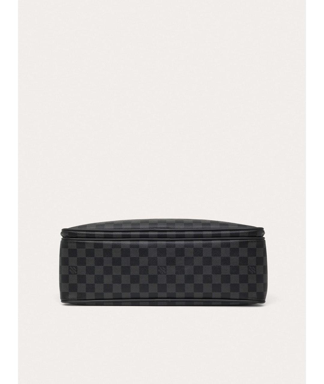 LOUIS VUITTON Черный портфель, фото 4