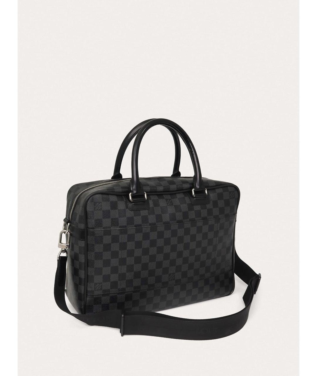 LOUIS VUITTON Черный портфель, фото 3