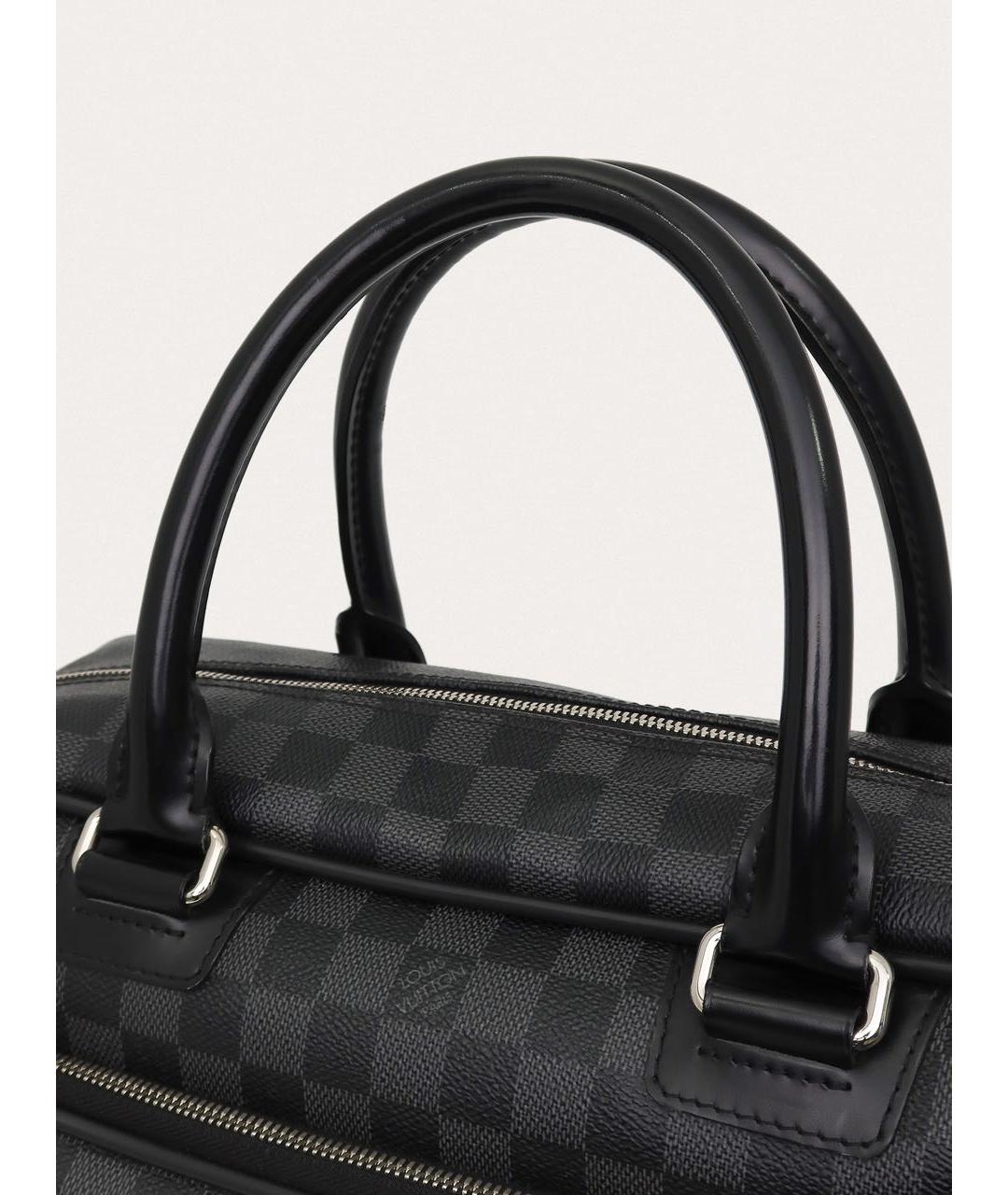 LOUIS VUITTON Черный портфель, фото 5