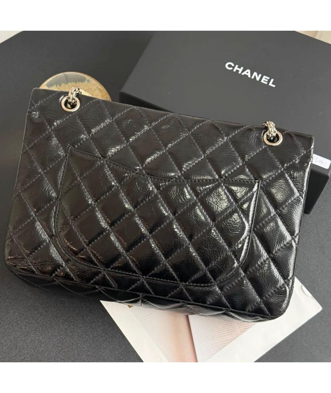 CHANEL Черная кожаная сумка через плечо, фото 3