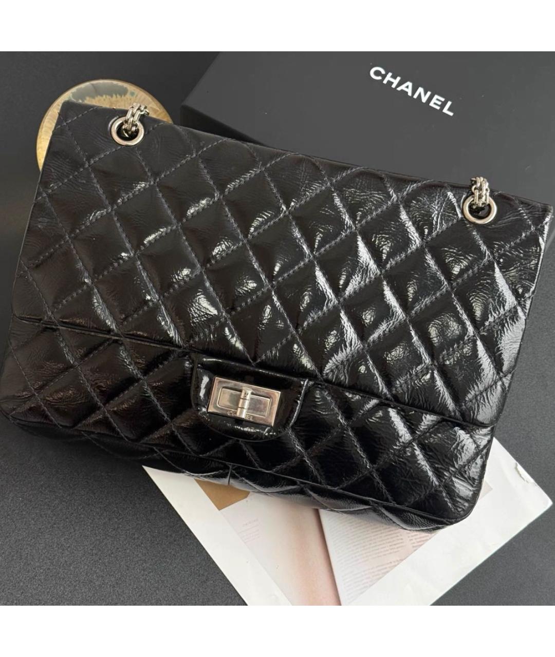 CHANEL Черная кожаная сумка через плечо, фото 2