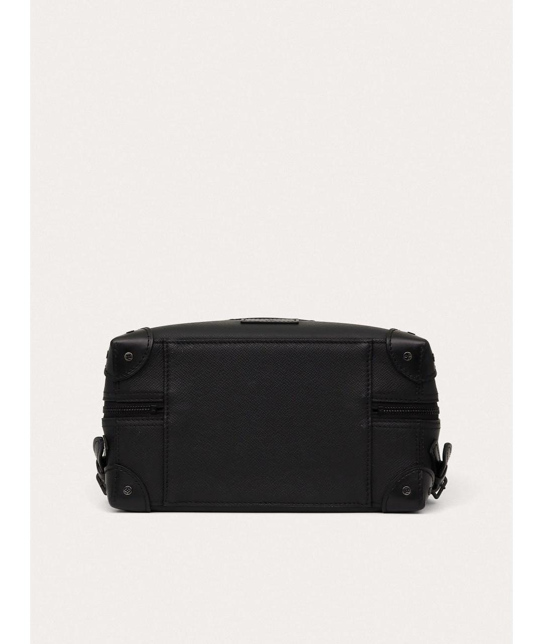 LOUIS VUITTON Черный кожаный рюкзак, фото 4