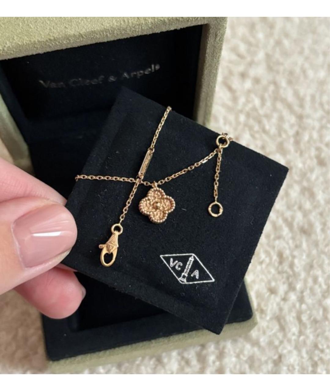 VAN CLEEF & ARPELS Золотое колье из розового золота, фото 2