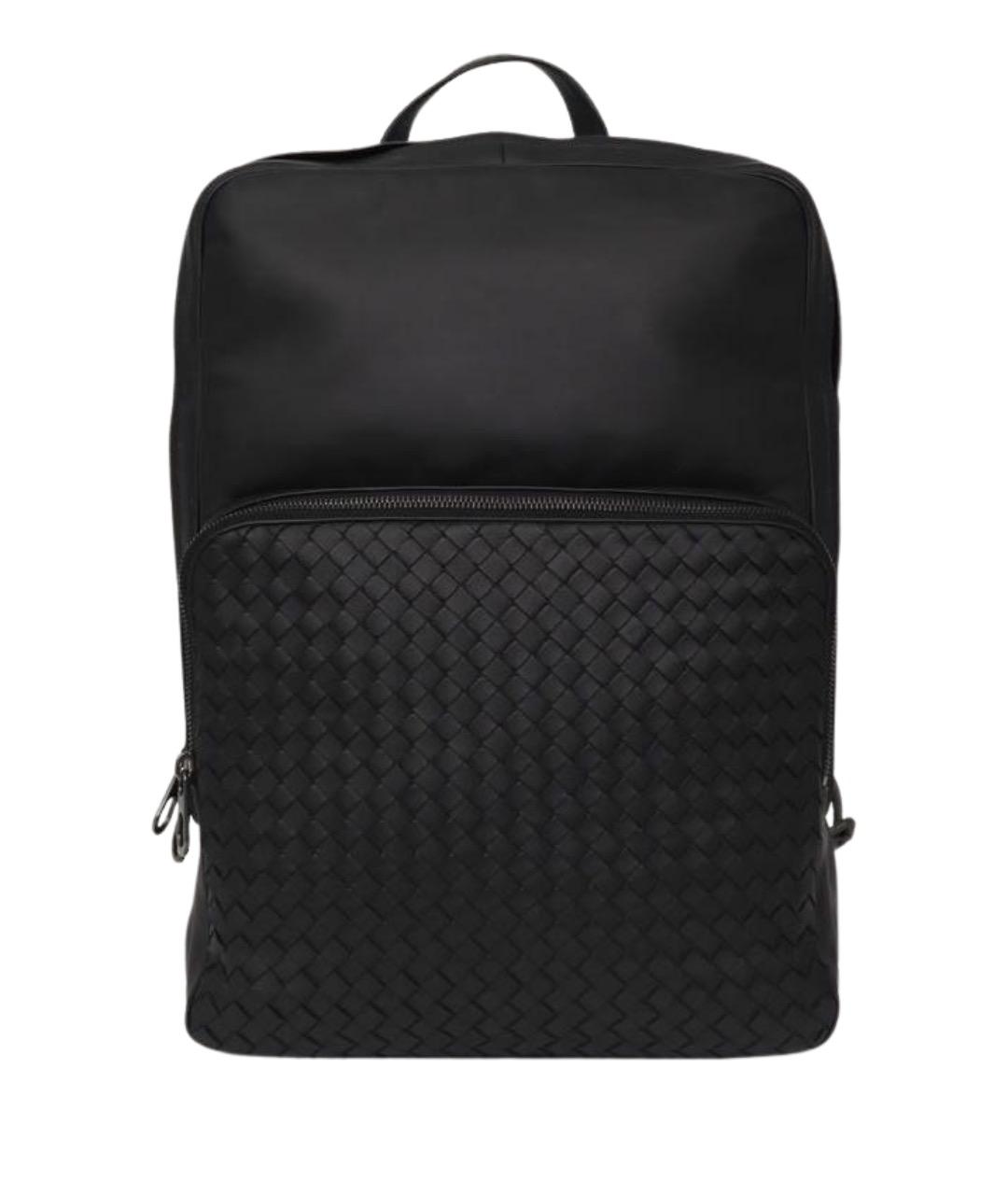BOTTEGA VENETA Черный кожаный рюкзак, фото 1