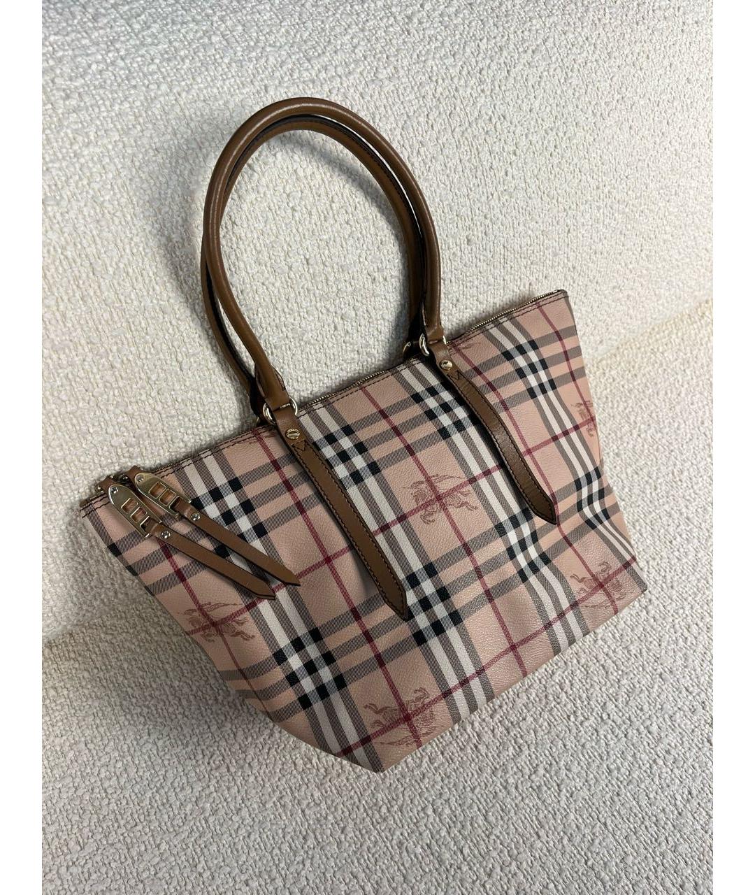 BURBERRY Бежевая сумка тоут, фото 2