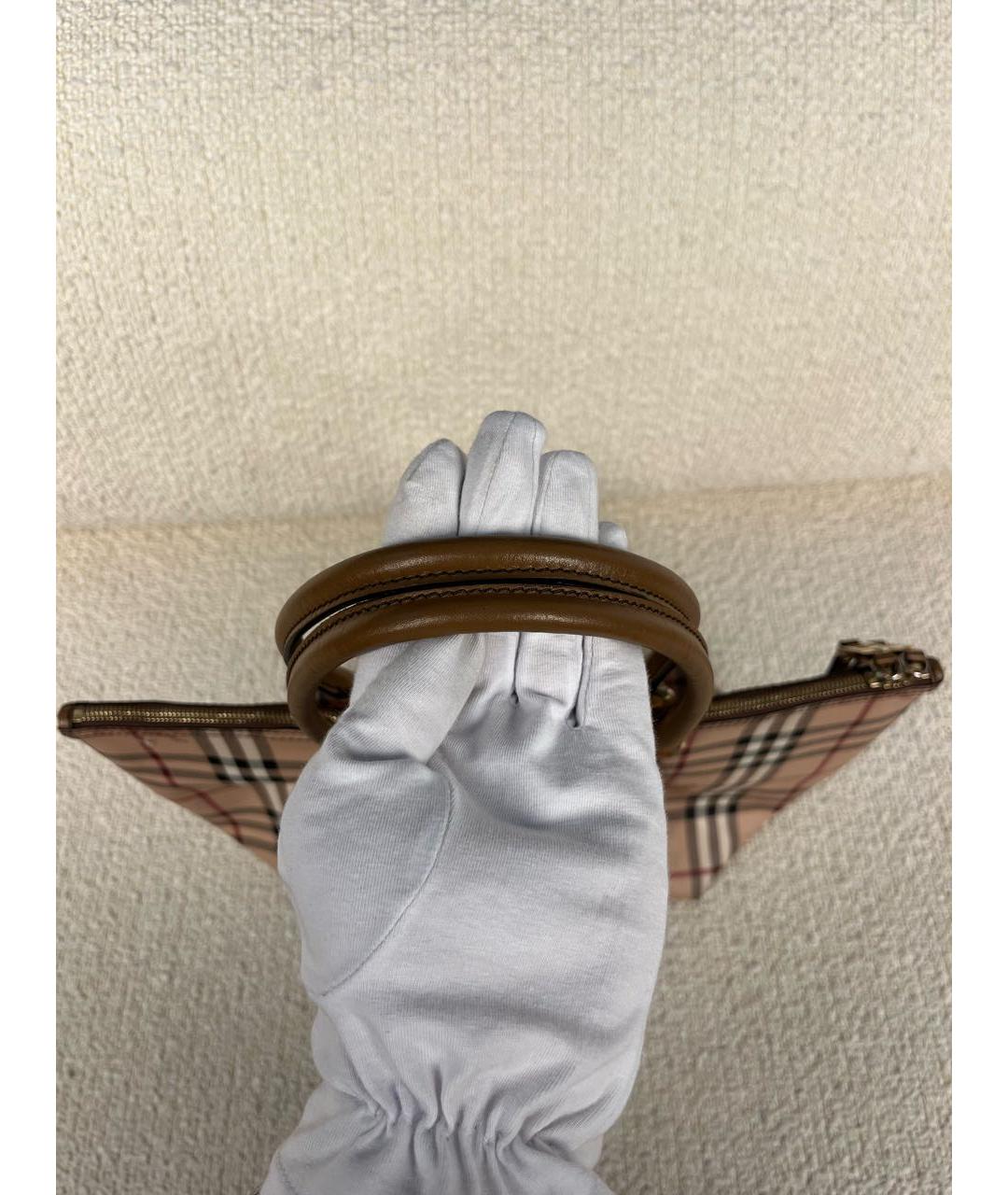 BURBERRY Бежевая сумка тоут, фото 6