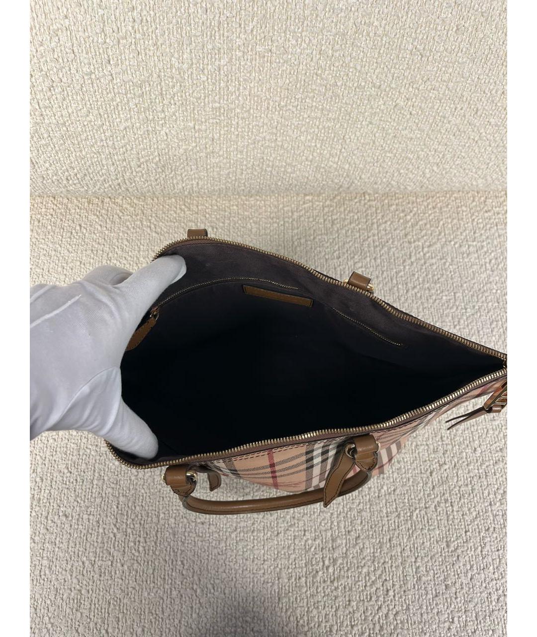 BURBERRY Бежевая сумка тоут, фото 4