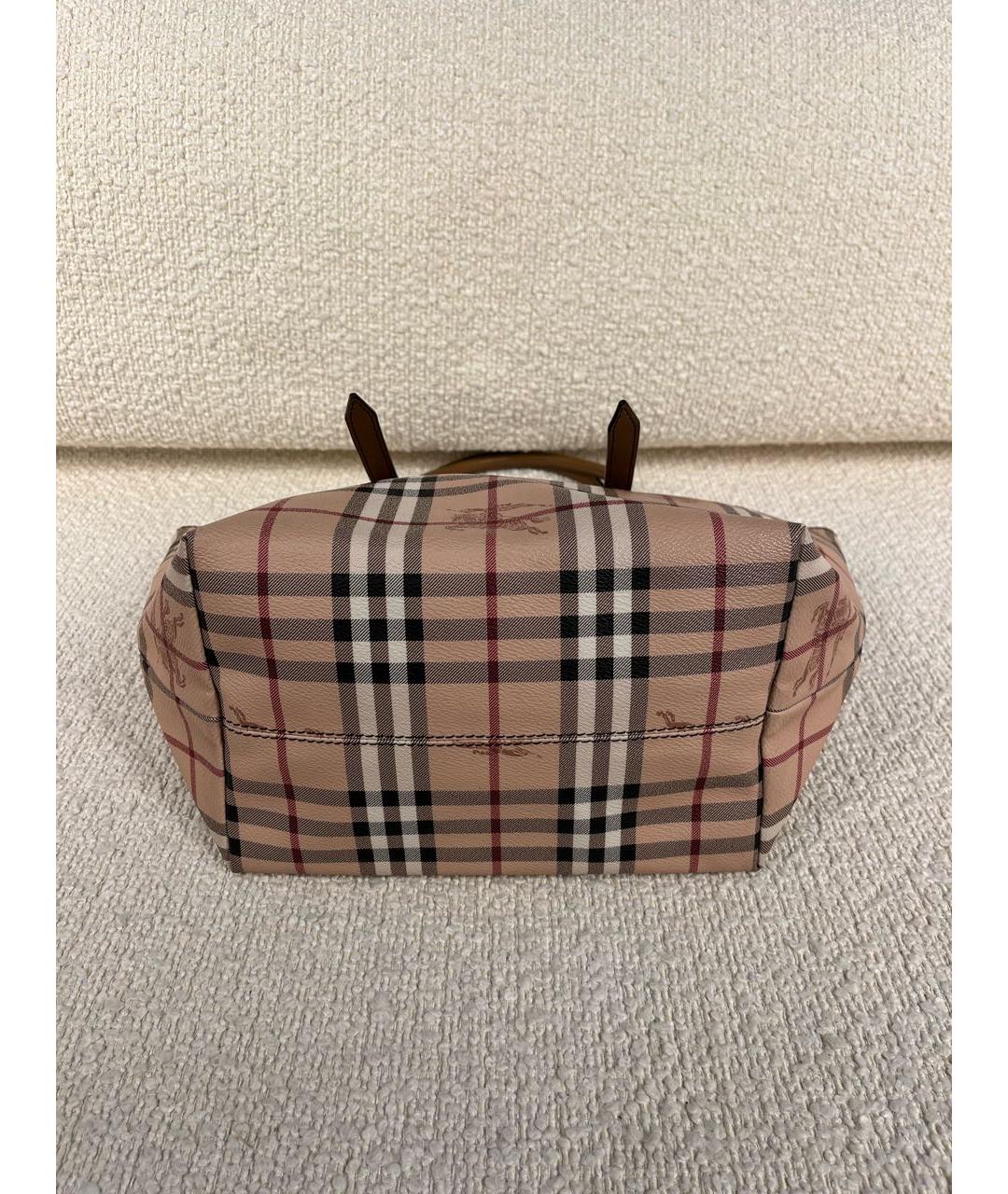 BURBERRY Бежевая сумка тоут, фото 7