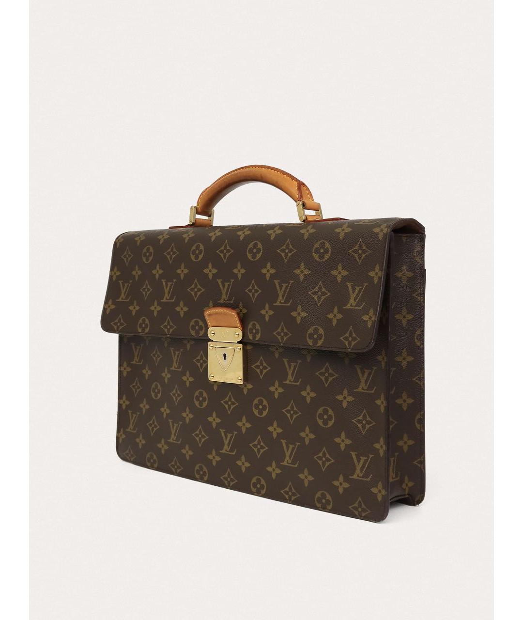 LOUIS VUITTON Коричневый портфель, фото 2