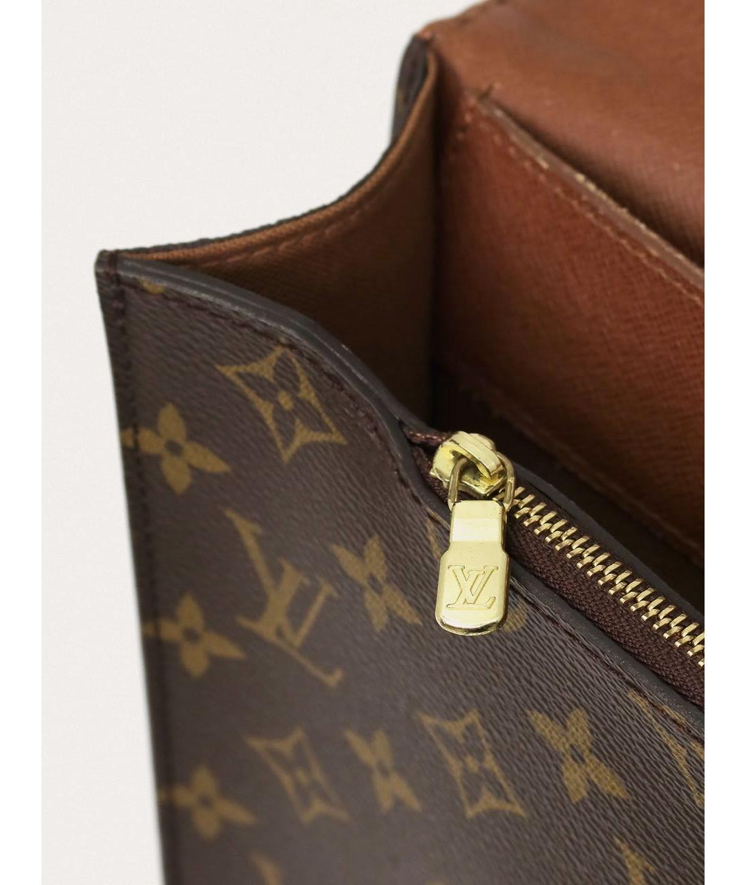 LOUIS VUITTON Коричневый портфель, фото 4