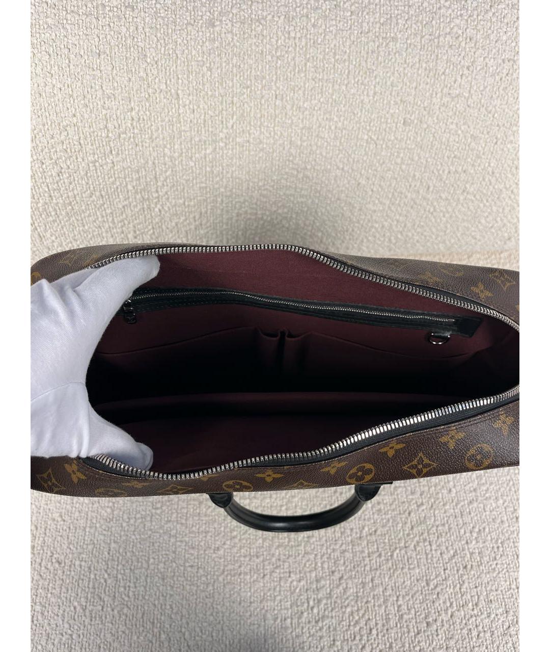 LOUIS VUITTON Коричневый портфель, фото 4