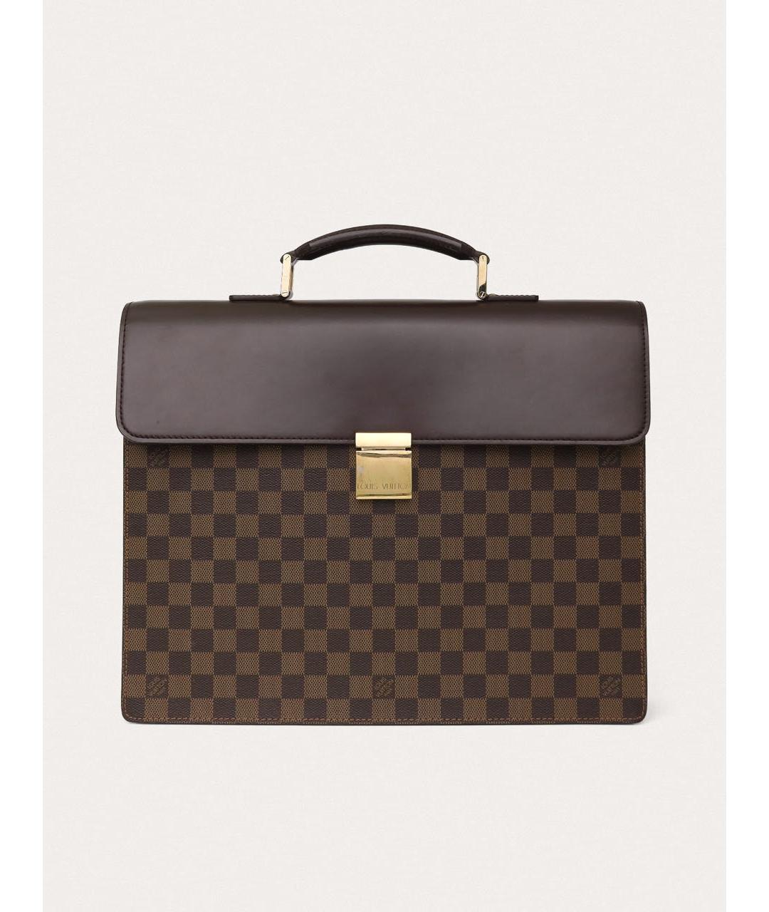 LOUIS VUITTON Коричневый портфель, фото 8