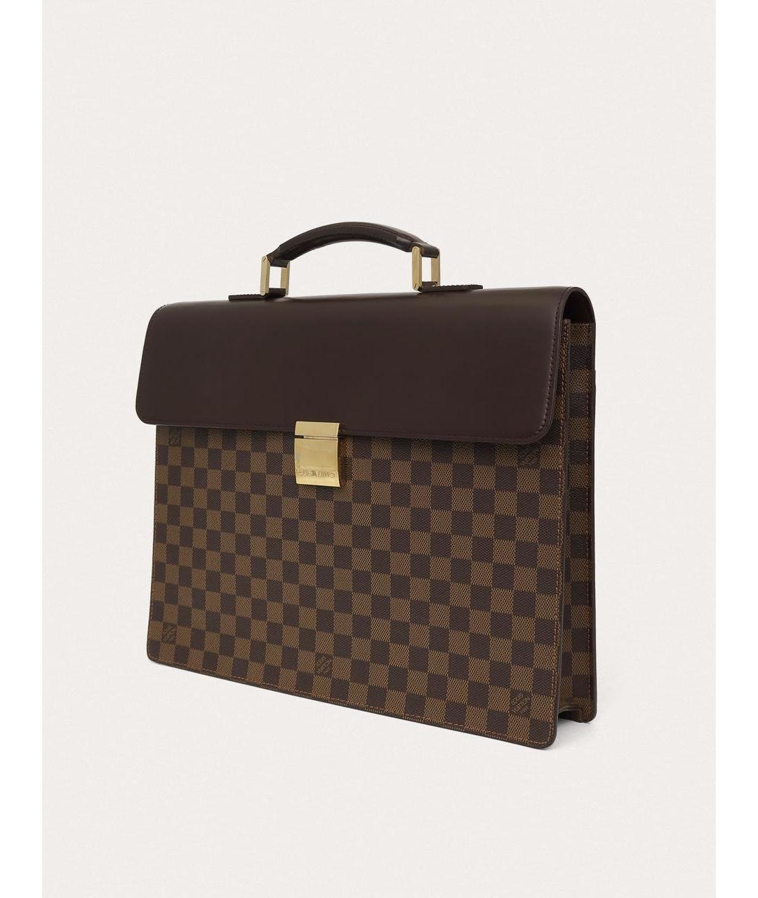 LOUIS VUITTON Коричневый портфель, фото 2