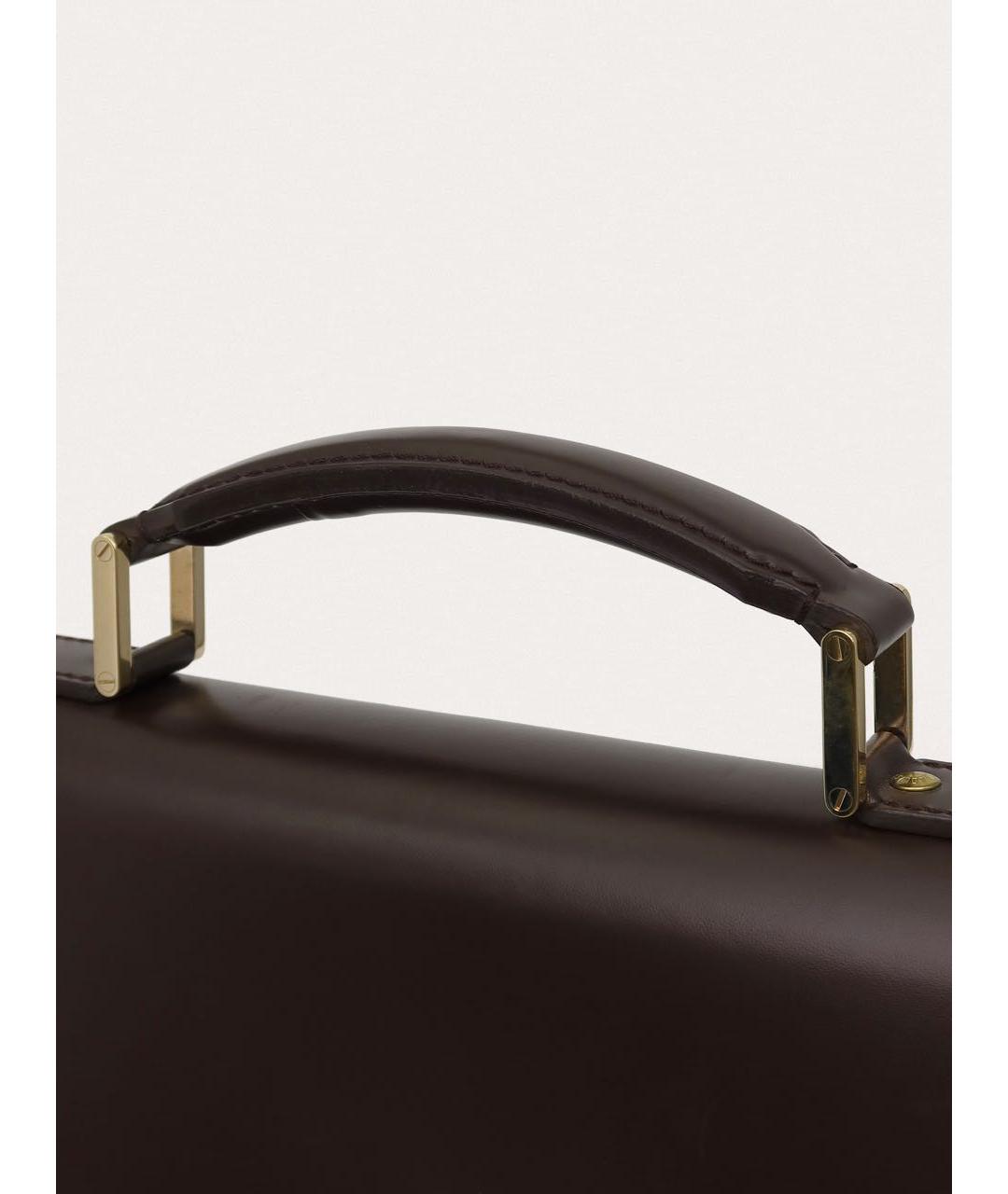 LOUIS VUITTON Коричневый портфель, фото 6