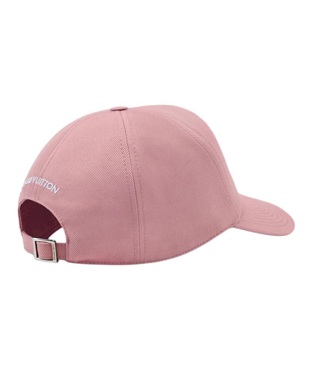 LOUIS VUITTON Розовая хлопковая кепка/бейсболка, фото 3