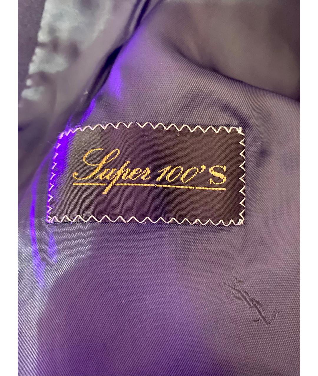 YVES SAINT LAURENT BEAUTY Темно-синий шерстяной пиджак, фото 7