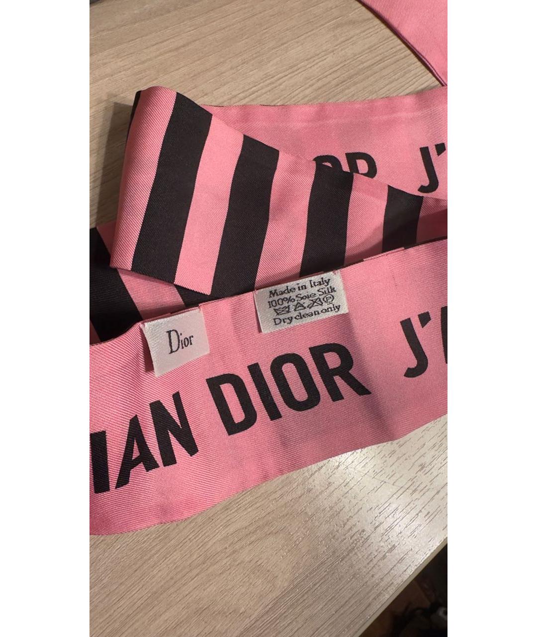 CHRISTIAN DIOR Мульти шелковый платок, фото 2