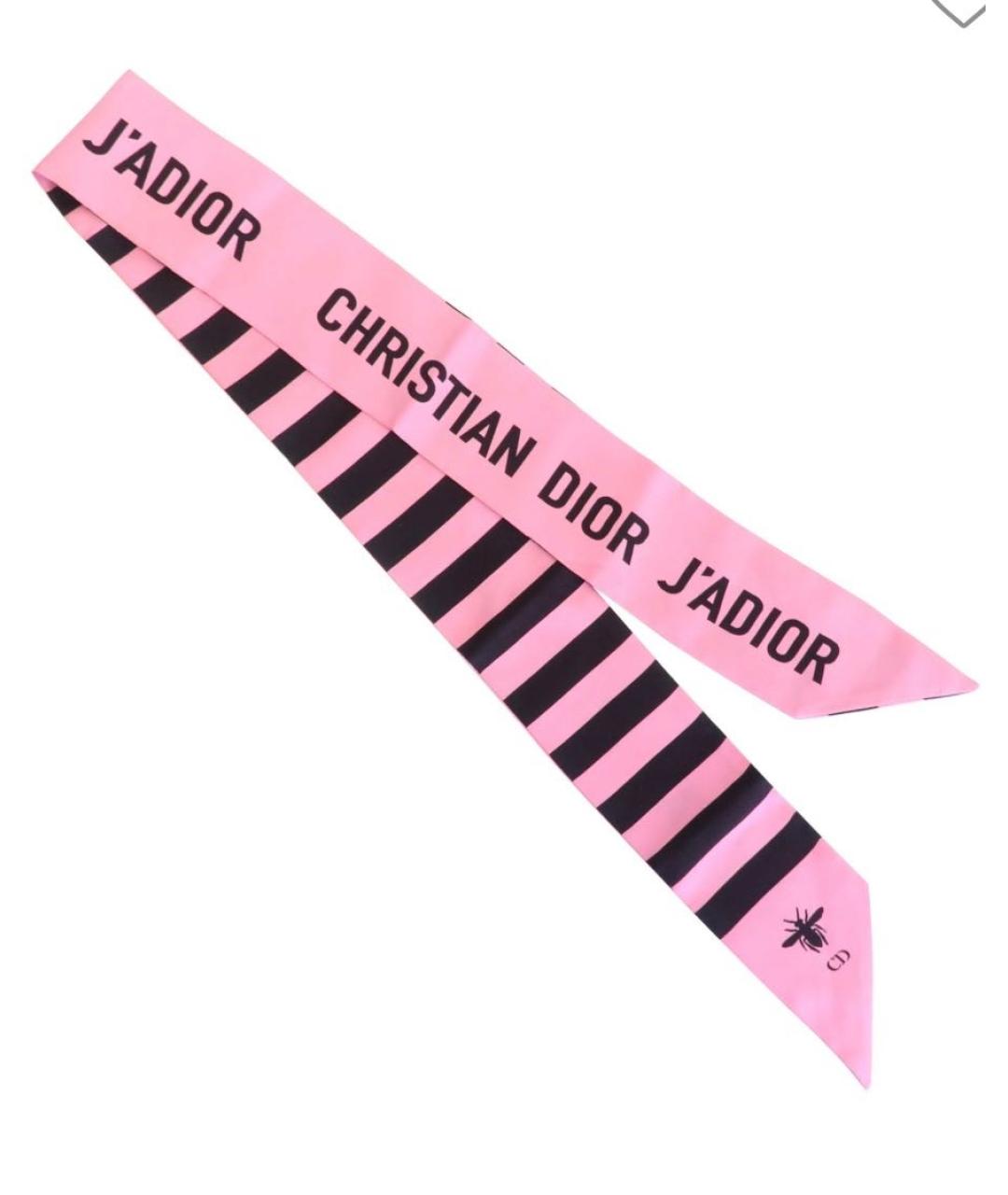 CHRISTIAN DIOR Мульти шелковый платок, фото 8