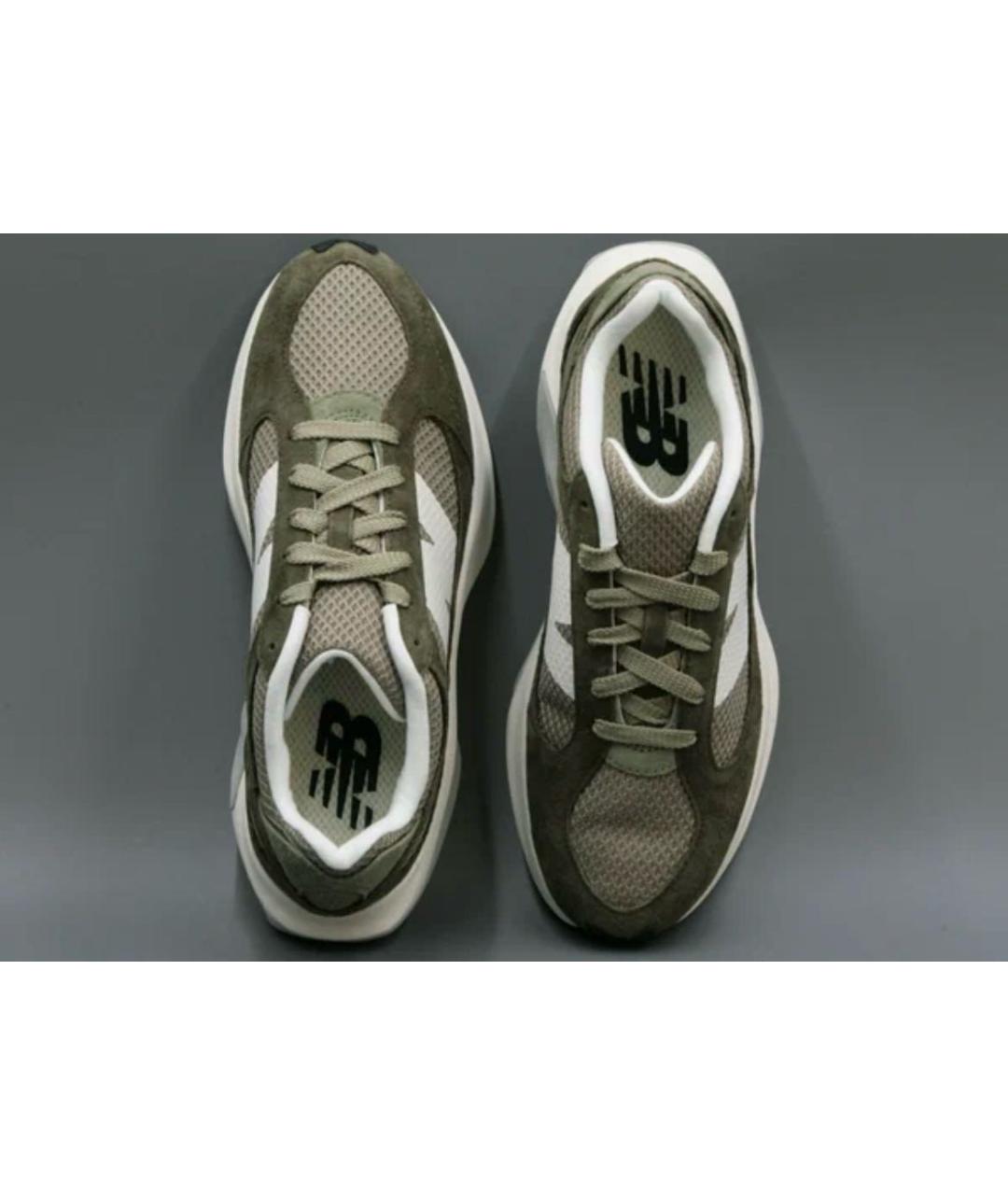 NEW BALANCE Зеленые замшевые кроссовки, фото 2