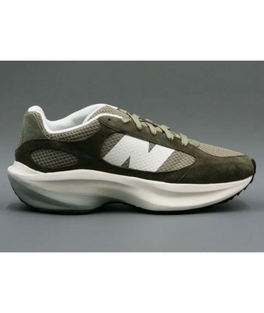 NEW BALANCE Зеленые замшевые кроссовки, фото 8
