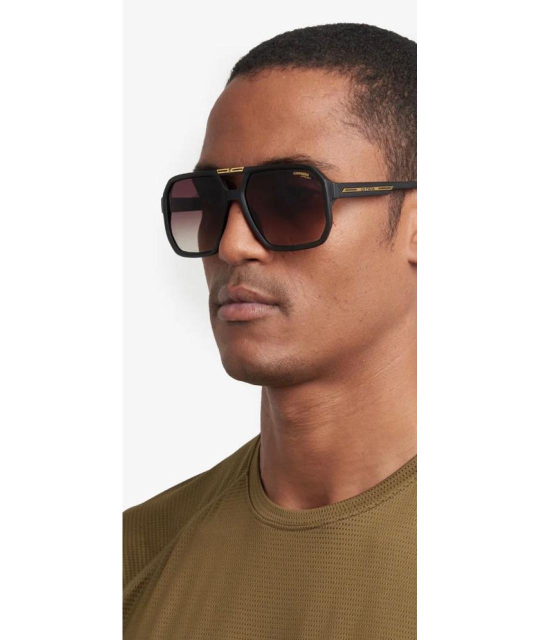 CARRERA Y CARRERA Черные пластиковые солнцезащитные очки, фото 5