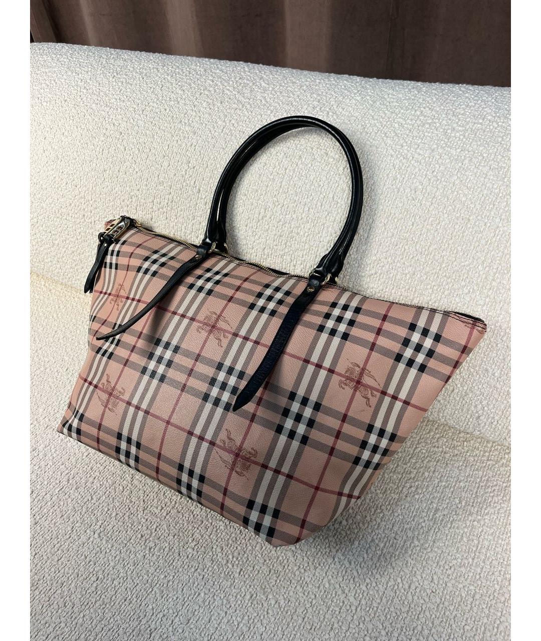 BURBERRY Бежевая сумка тоут, фото 5