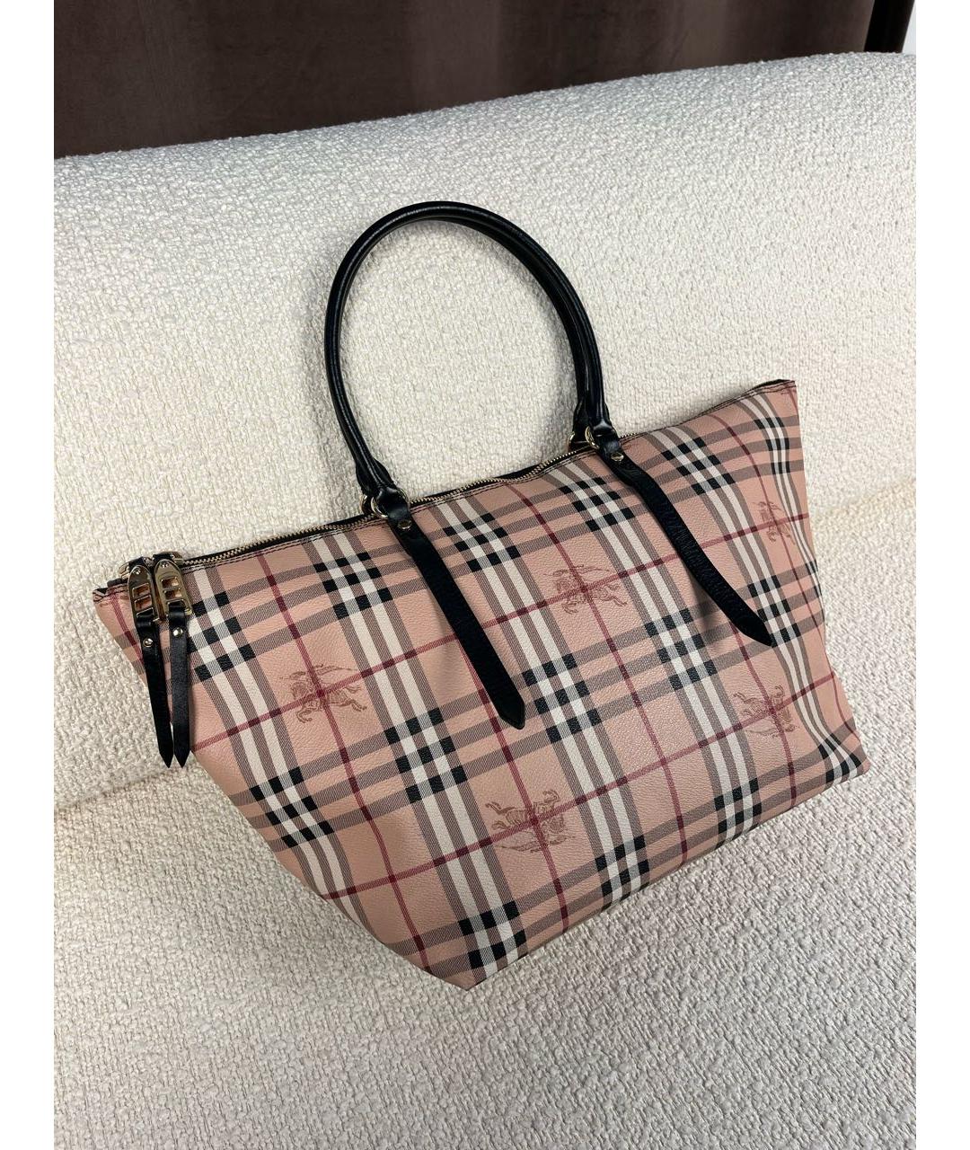 BURBERRY Бежевая сумка тоут, фото 2