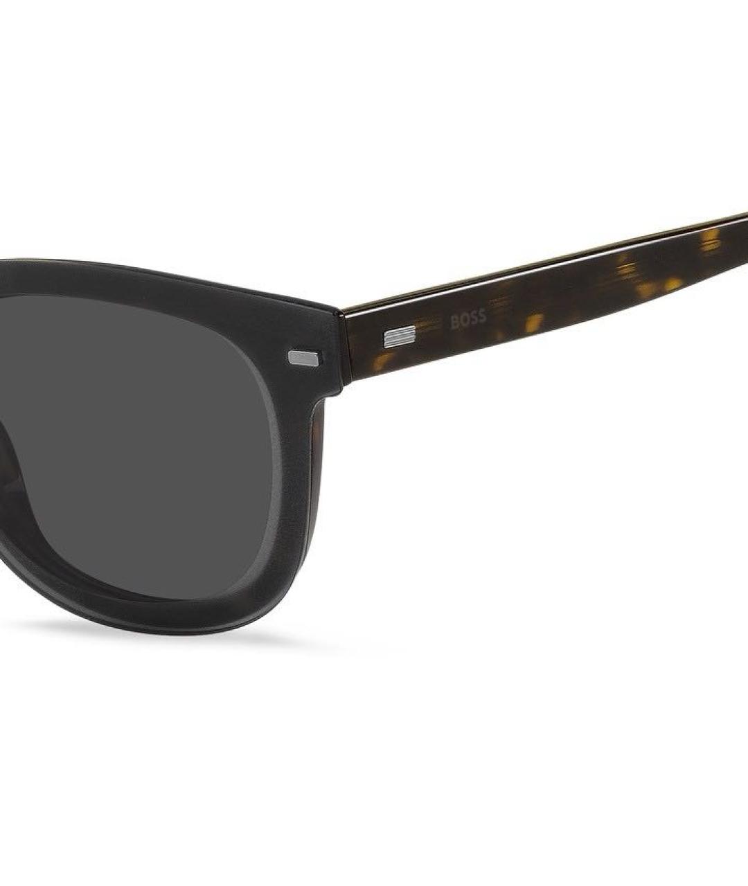 HUGO BOSS Коричневые пластиковые солнцезащитные очки, фото 2