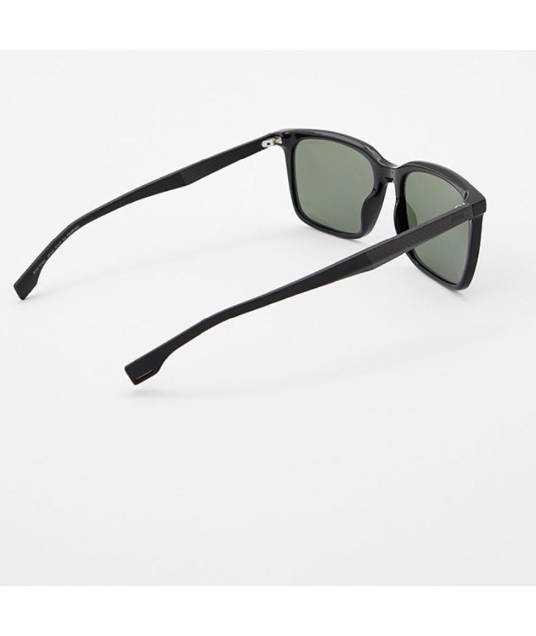 HUGO BOSS Черные пластиковые солнцезащитные очки, фото 5