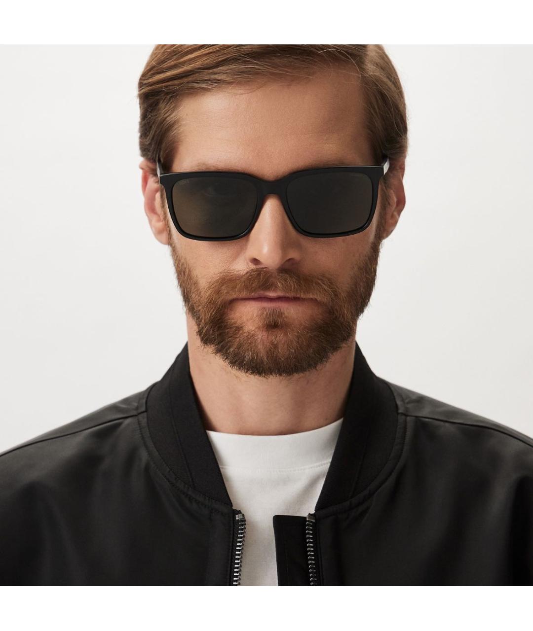 HUGO BOSS Черные пластиковые солнцезащитные очки, фото 4