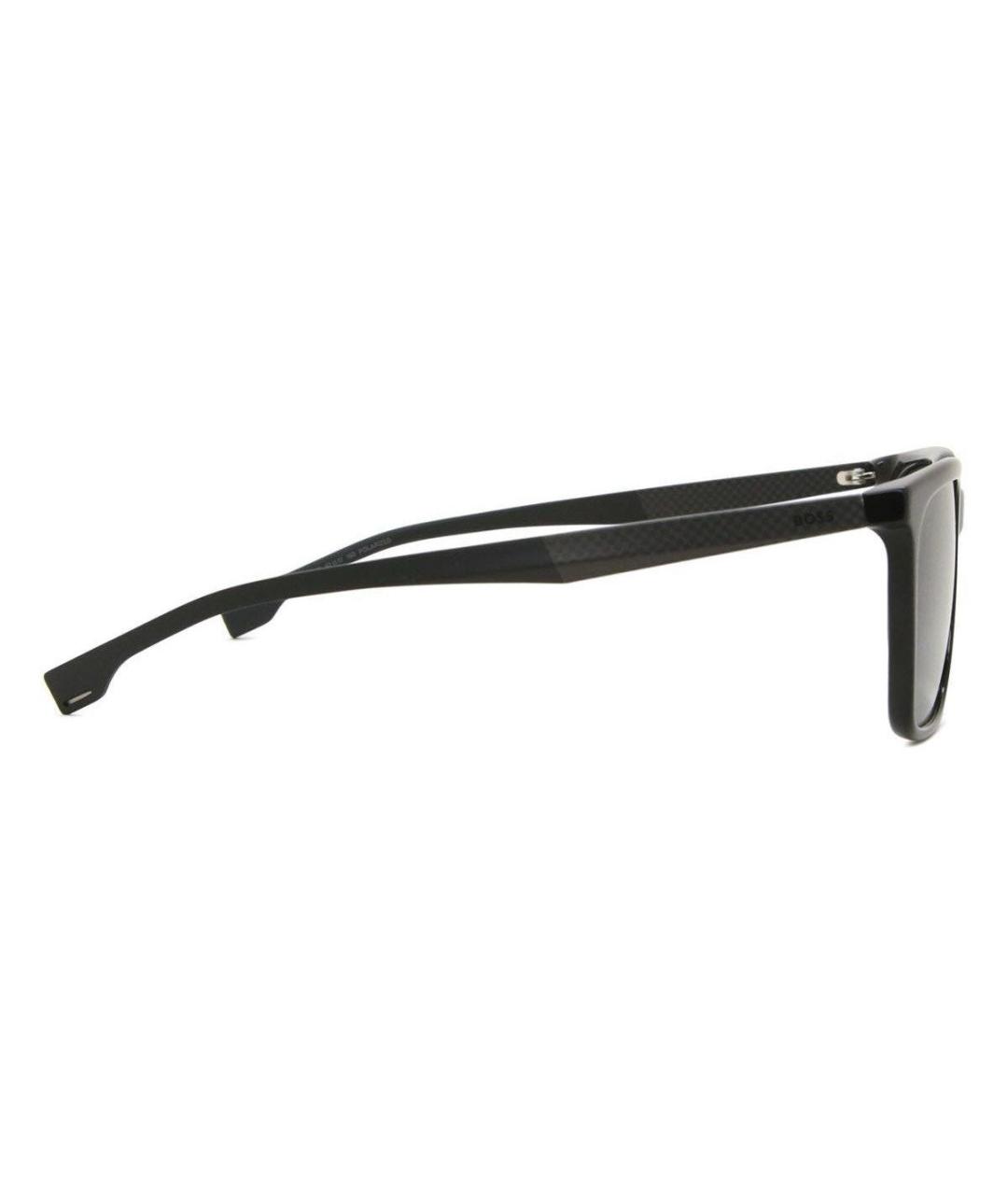 HUGO BOSS Черные пластиковые солнцезащитные очки, фото 2