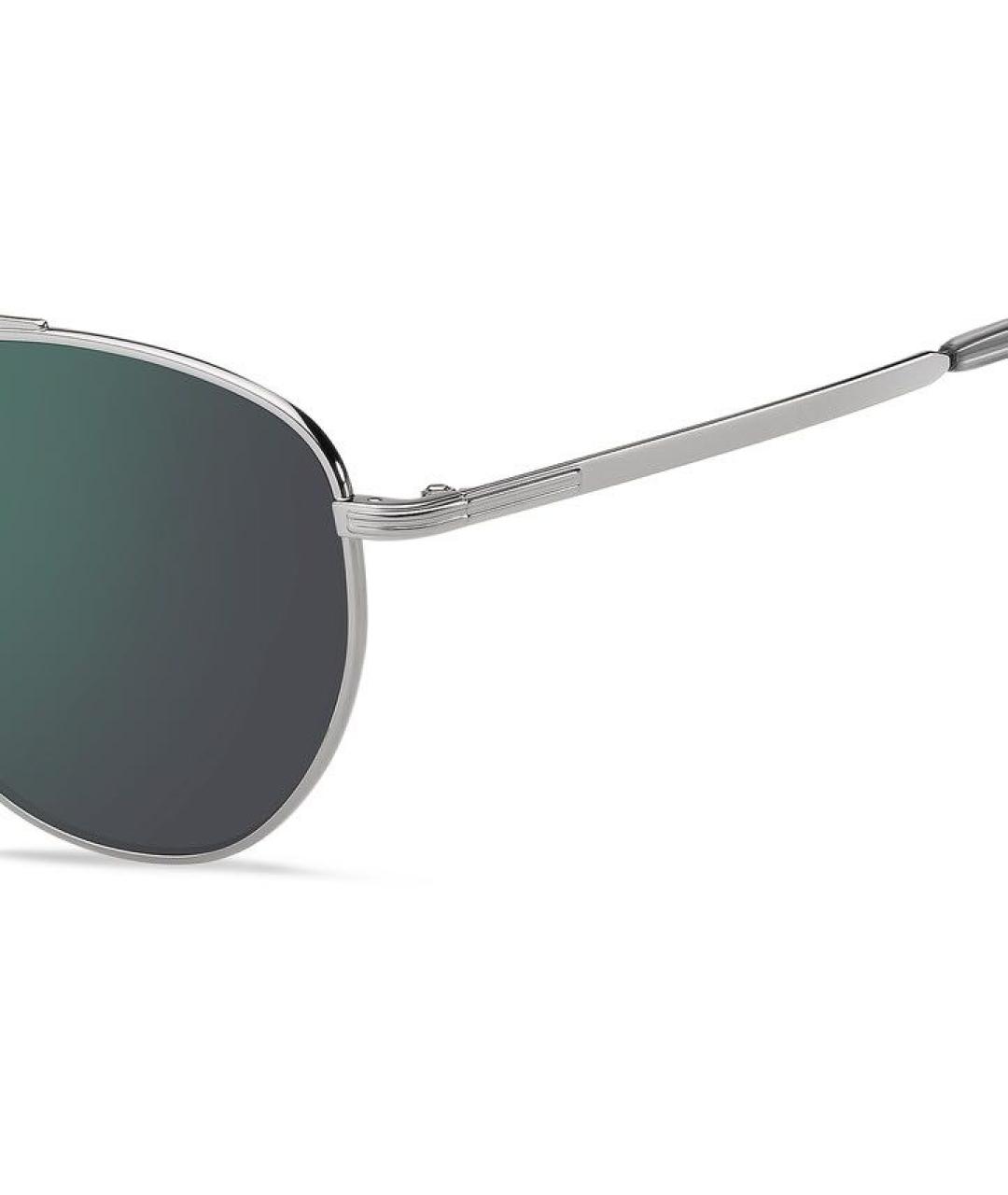 HUGO BOSS Зеленые металлические солнцезащитные очки, фото 3