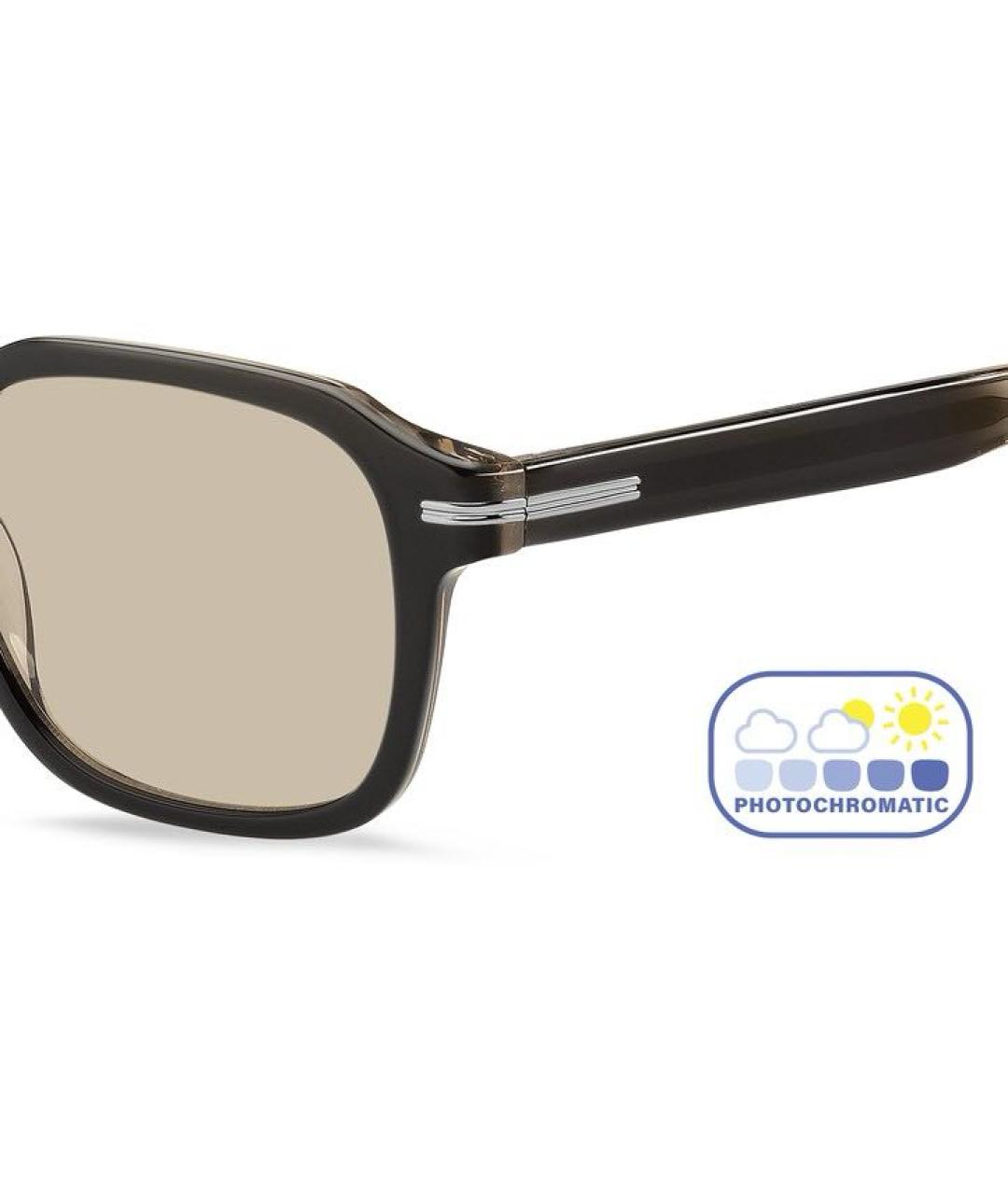 HUGO BOSS Коричневые пластиковые солнцезащитные очки, фото 6