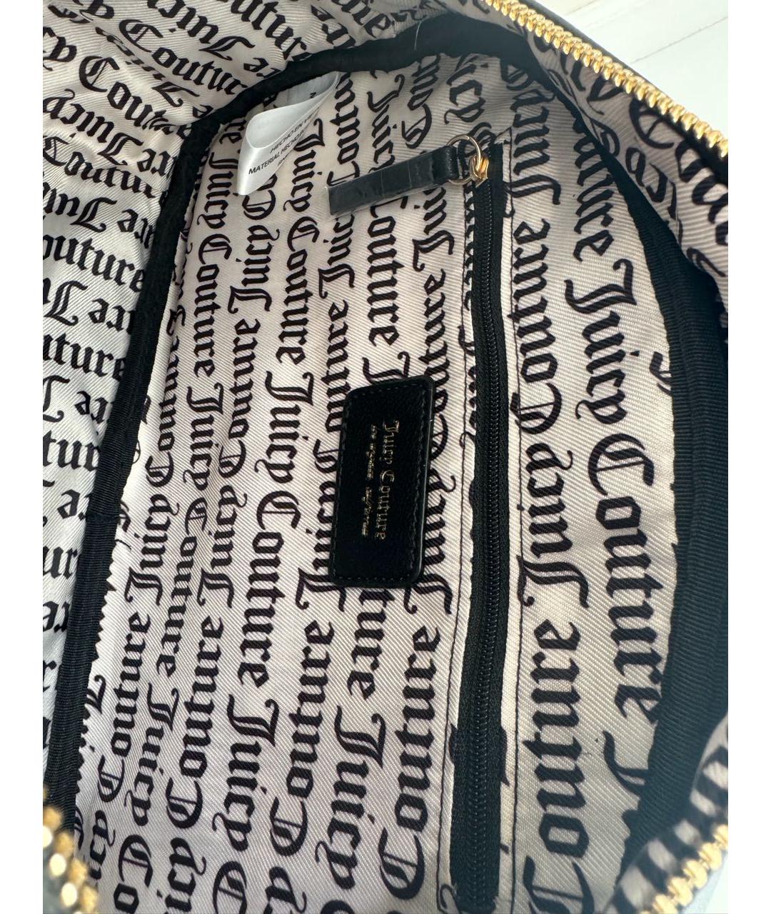 JUICY COUTURE Серая деним сумка с короткими ручками, фото 4