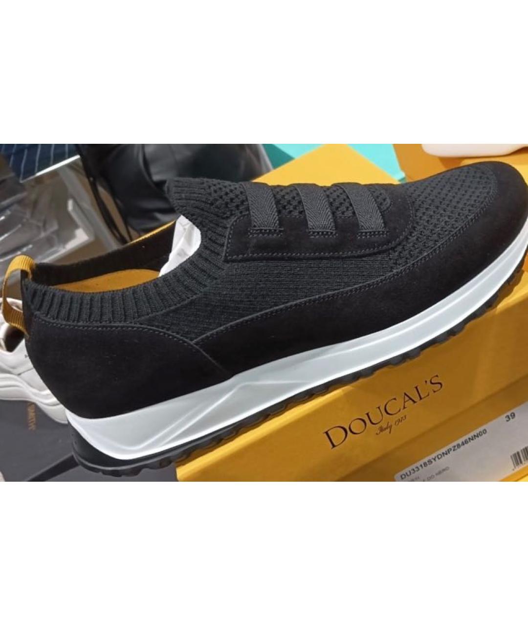 DOUCAL'S Черные кожаные лоферы, фото 2