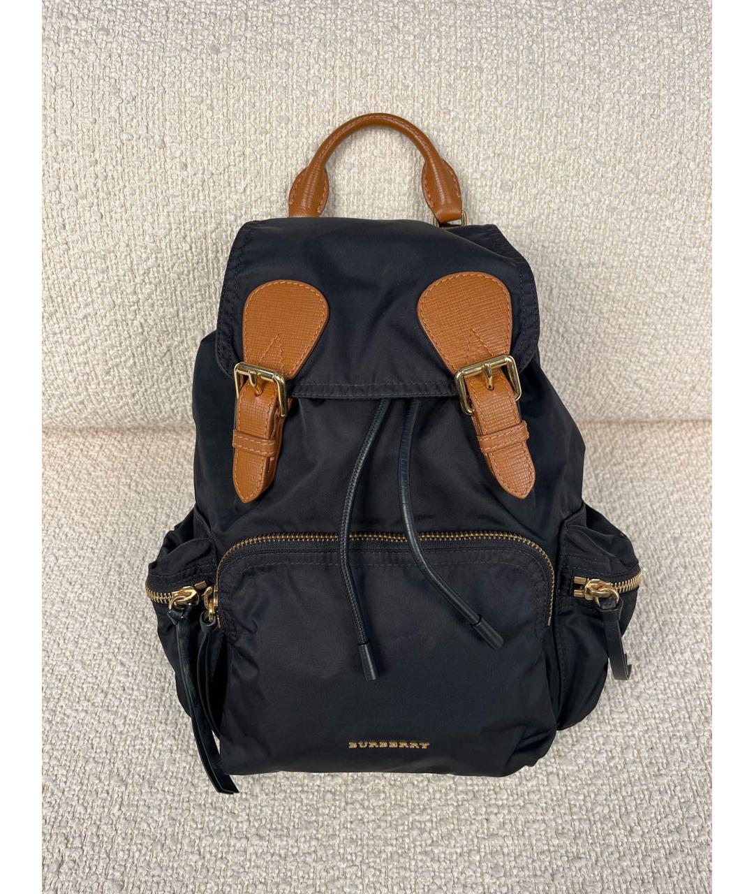 BURBERRY Черный тканевый рюкзак, фото 9