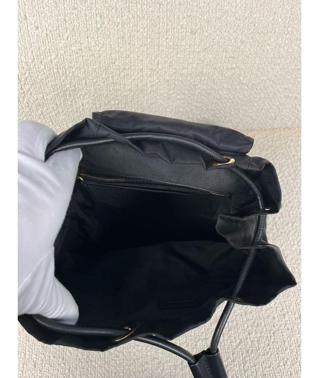 BURBERRY Черный тканевый рюкзак, фото 4