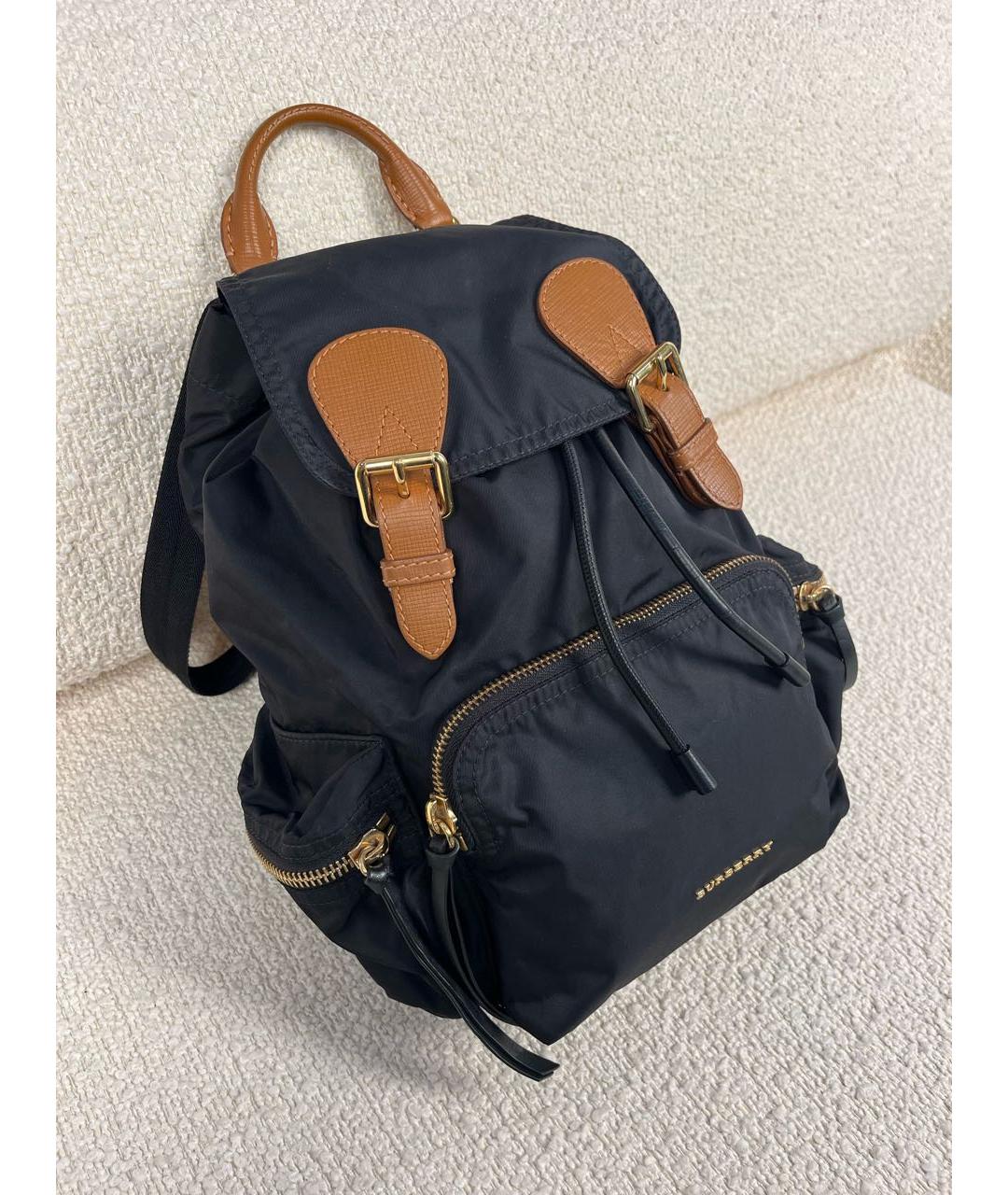 BURBERRY Черный тканевый рюкзак, фото 2