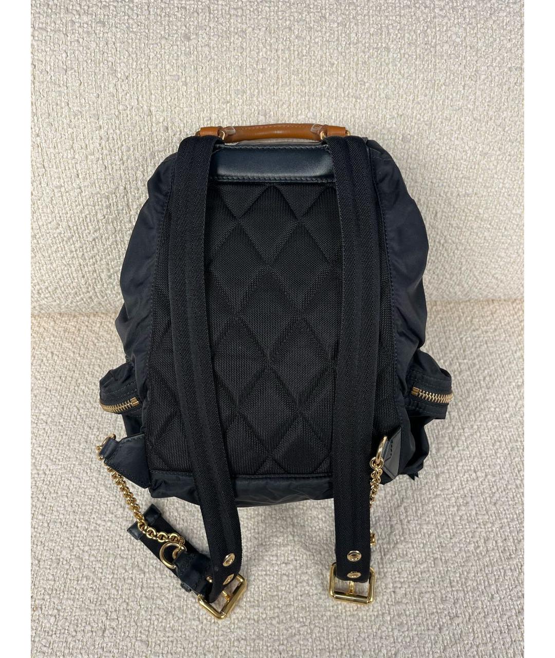 BURBERRY Черный тканевый рюкзак, фото 3